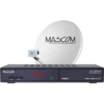 Satelitní komplet Recenze Mascom MS-2350/80MBL+M7
