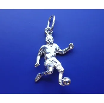 Přívěsek Závěs fotbalista plastický Z273, Materiál: Stříbro, ryzost 925/1000