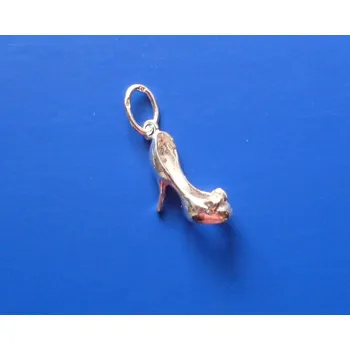 Přívěsek Přívěsek Popelčin střevíček plastický Z146, Materiál: Bílé zlato, ryzost 585/1000