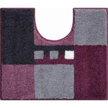 Koupelnová předložka Grund Merkur s výřezem pro WC 50 x 60 cm bobulová 