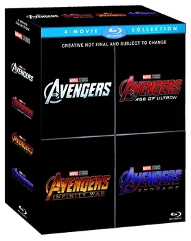 Sběratelská edice filmů Blu-ray Avengers kolekce 1.-4. (2019) 4 disky