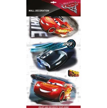 Samolepící dekorace Jiri Models Auta 31 x 61 cm