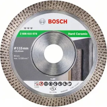 Řezný kotouč Bosch Best for Hard Ceramic Extraclean 2608615076 115 mm