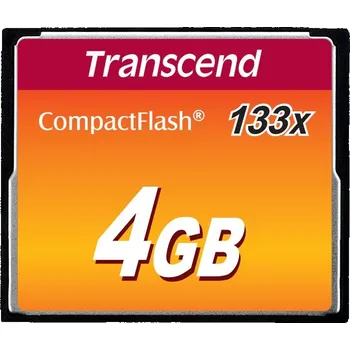 Paměťová karta Transcend CompactFlash 4GB TS4GCF133