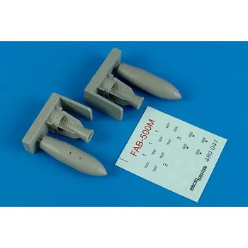 Plastikový model Aerobonus 1/48 FAB-500M Russian bombs