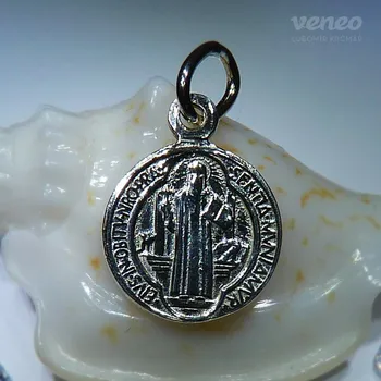 Přívěsek Přívěsek medailon malý Z145, Materiál: Bílé zlato, ryzost 585/1000