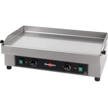 Kuchyňský gril Plotna grilovací nerezová hladká elektrická GECII2, 2 zóny