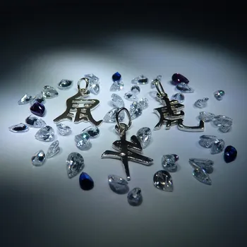 Přívěsek Znamení čínské malé Z237, Materiál: Bílé zlato, ryzost 585/1000