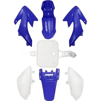 malá motorka Kompletní plasty na pitbike červeno bílé kapotáž pitbike komplet