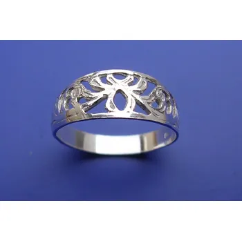 Prsten Prsten s plastikou P086, Materiál: Růžové zlato, ryzost 585/1000