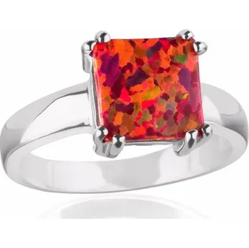 Prsten Axana 8 - prsten s rudým opálem, Materiál: Růžové zlato, ryzost 585/1000