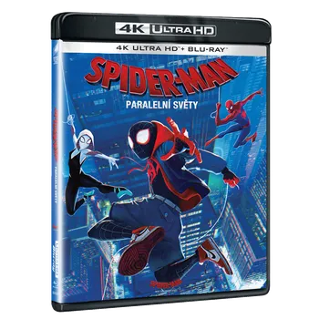 Blu-ray film Blu-ray Spider-Man: Paralelní světy 4K Ultra HD Blu-ray + Blu-ray (2018) 2 disky