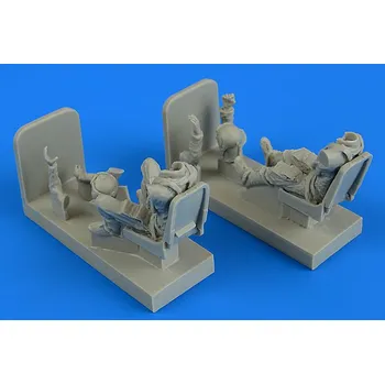 Plastikový model Aerobonus 1/48 German Luftwaffe Pilot & Operator with seats for Me-262B-1A/U1