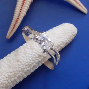 Prsten Ester - prsten s čirým zirkonem , Materiál: Růžové zlato, ryzost 585/1000