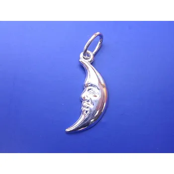 Přívěsek Přívěsek půlměsíc Z296, Materiál: Bílé zlato, ryzost 585/1000