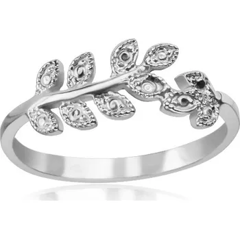 Prsten Lauren - prsten s přírodním motivem , Materiál: Růžové zlato, ryzost 585/1000