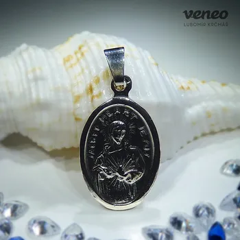 Přívěsek Přívěsek Madona velká Z263, Materiál: Bílé zlato, ryzost 585/1000