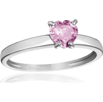 Prsten Lecitie 6 - prsten s růžovým zirkonem, Materiál: Růžové zlato, ryzost 585/1000