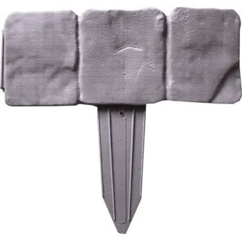 Zahradní obrubník Aldotrade Zahradní obrubník kámen 2,5 m šedý