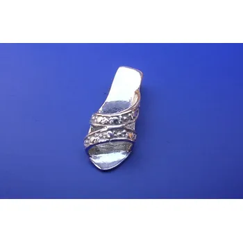 Přívěsek Přívěsek střevíček plastický Z287, Materiál: Bílé zlato, ryzost 585/1000