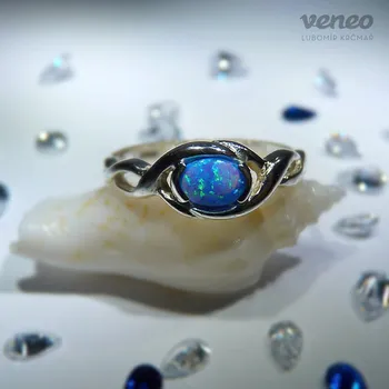 Prsten Heméra - prsten s thajským opálem, Materiál: Růžové zlato, ryzost 585/1000