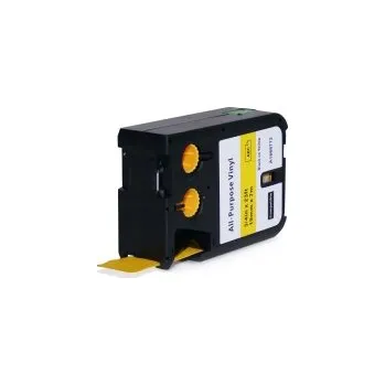 Pásek do tiskárny Gigaprint za páska DYMO 1868767 XTL 19mm černý tisk/oranžový podklad, vinylová - kompatibilní