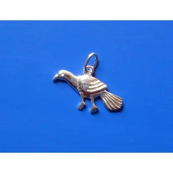 Přívěsek Přívěsek kukačka Z075, Materiál: Bílé zlato, ryzost 585/1000