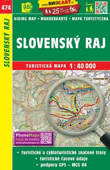 Slovenský ráj 1:40 000 - Shocart (2017, mapa)
