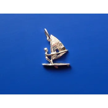 Přívěsek Přívěsek serfař Z216, Materiál: Bílé zlato, ryzost 585/1000