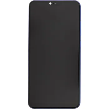 Originální Xiaomi LCD displej + dotyková deska + přední kryt pro Mi 8 Lite modré