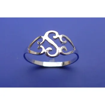 Prsten Prsten s plastikou P136, Materiál: Stříbro, ryzost 925/1000