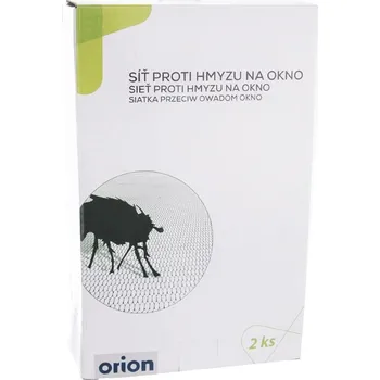 Stavební výplň Orion Síť proti hmyzu na okno 130 x 150 cm 2 ks černá 