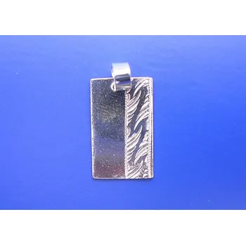 Přívěsek Přívěsek destička Z018, Materiál: Bílé zlato, ryzost 585/1000