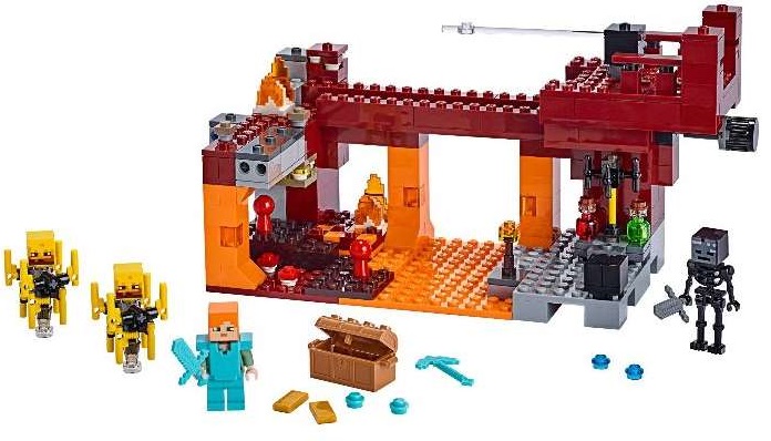 foto Stavebnice LEGO LEGO Minecraft 21154 Most ohniváků