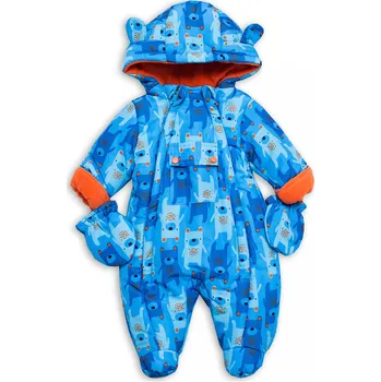 Kojenecká kombinéza Lili & Jack Zimní kojenecká kombinéza s medvídky vel. 62 Velikost: 62