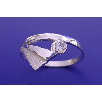 Prsten Prsten se zirkonem a plastikou P119/0, Materiál: Růžové zlato, ryzost 585/1000