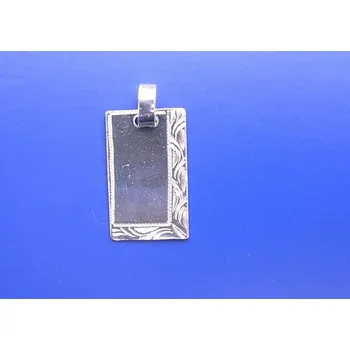 Přívěsek Přívěsek destička Z021, Materiál: Bílé zlato, ryzost 585/1000