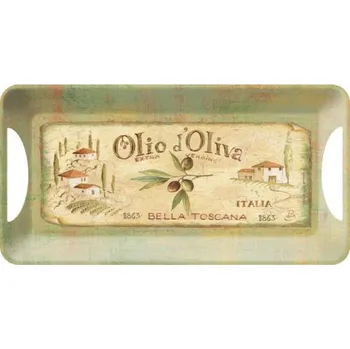 Creative Tops, Anglie Creative Tops - Plastový tác Olio D´Oliva malý - 38*20 cm Barva: jako na obrázku, Velikost: 38x20