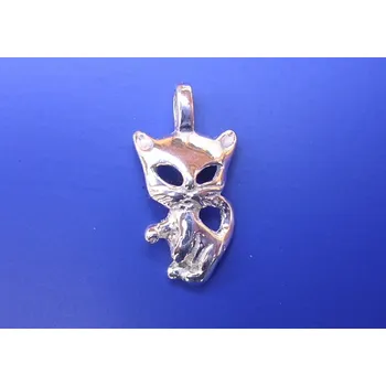 Přívěsek Přívěsek kočka Z290, Materiál: Bílé zlato, ryzost 585/1000