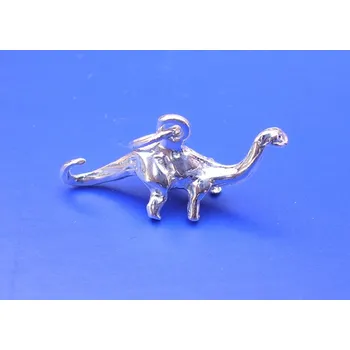 Přívěsek Přívěsek brontosaurus plastický Z298, Materiál: Bílé zlato, ryzost 585/1000