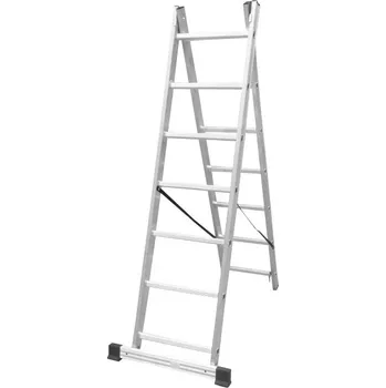 Železářství Aldotrade Profi Al dvoudílný 2 x 9 příček