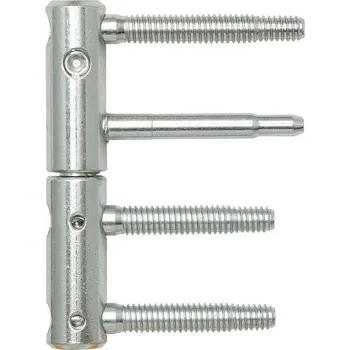 pant Dveřní závěs 3-DIM 2-díl.,čepy 65 resp.55mm, nosn.120 kg, ø 20mm, pozink stříbr. | Dveře a&nbsp;dveřní příslušenství Dveřní panty, Dveřní závěsy Panty na dveře SFS