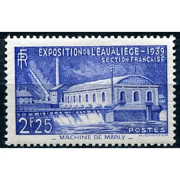 Poštovní známka Post France (1937) MiNr. 449 * - Francie - Výstava "Voda" v Liège.