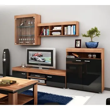 Obývací stěna Obývací stěna Max - Obývací stěna s leskem