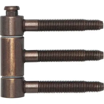 pant Závěs k nasunutí 3-dílný pro falc.dřev.dveře Ø 18mm,výška 61 mm,ocel bronz.pat. | Dveře a&nbsp;dveřní příslušenství Dveřní panty, Dveřní závěsy Panty na dveře SFS