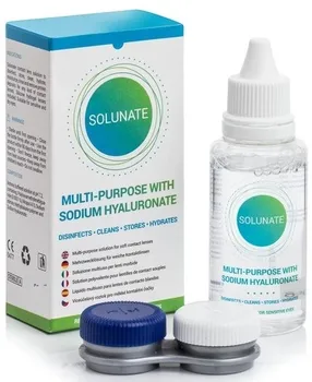 Roztok na kontaktní čočky Solunate Multi-Purpose 50 ml s pouzdrem