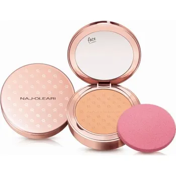 Pudr Naj-Oleari Silk feel Powder Foundation kompaktní pudr a make-up 2v1 - 02 peach 9,5g
