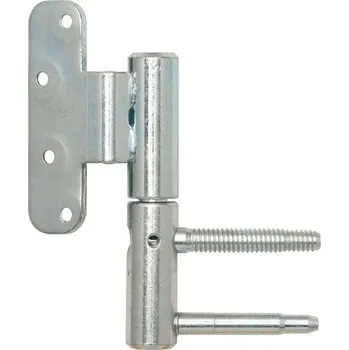 pant Dv.závěs3-DIM 2díl.pro bezfalz.dveře,ø20mm levý,výška závěsu112mm,stříbř.poz. | Dveře a&nbsp;dveřní příslušenství Dveřní panty, Dveřní závěsy Panty na dveře SFS