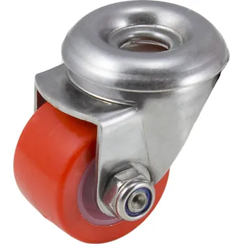 Pojezdové kolečko Nerezové polyuretanové pojezdové kolo L-PU 030 INOX 30