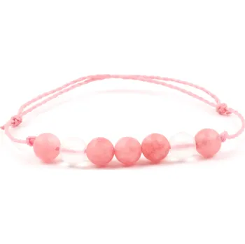Náramek Moni dámský náramek růžový jadeit růžový matný